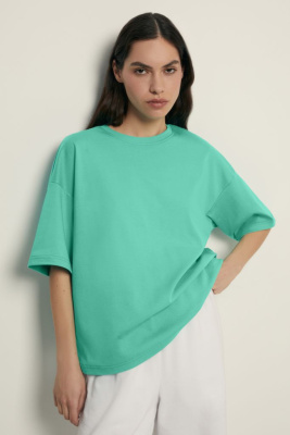 Оверсайз футболка из трикотажного интерлока