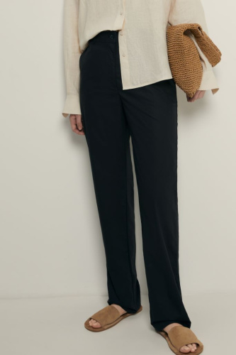 Брюки из хлопка на резинке