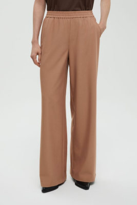 Брюки широкого кроя на резинке