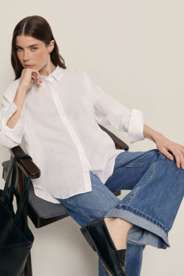 Блузка из конопляной ткани