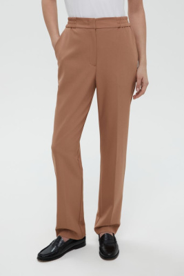 Прямые брюки на резинке