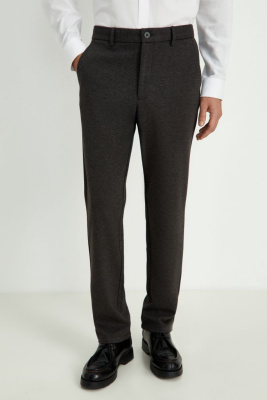 Брюки прямого кроя с добавлением шерсти