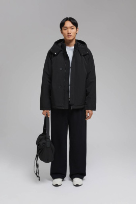 Утепленная куртка с капюшоном