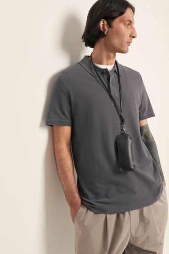 Рубашка-поло из хлопка