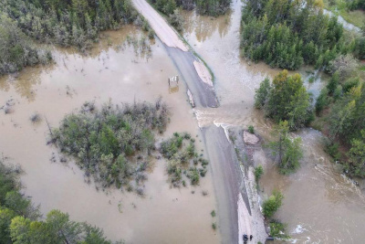 В Оймяконском районе от воды освободились сёла Орто-Балаган и Томтор / ЯСИА   