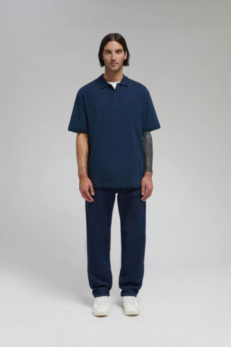 Поло из хлопка пике с коротким рукавом