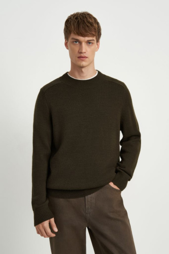 Джемпер прямого силуэта с добавлением шерсти