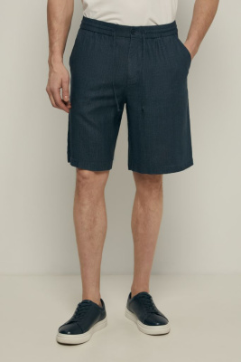 Шорты на резинке с добавлением льна