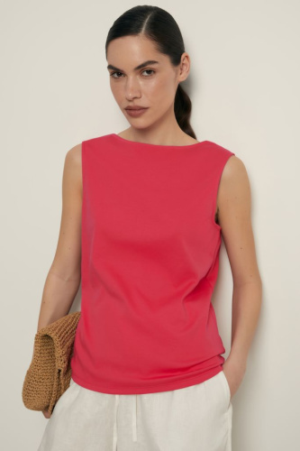 Майка из мерсеризованного хлопка