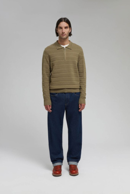 Джемпер с воротником-поло