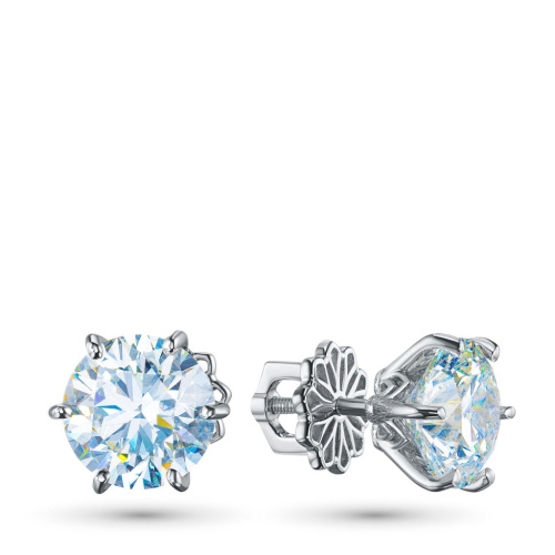 Пусеты из белого золота э0912пс12240364_white