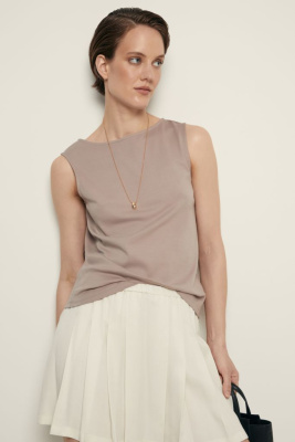 Майка из мерсеризованного хлопка