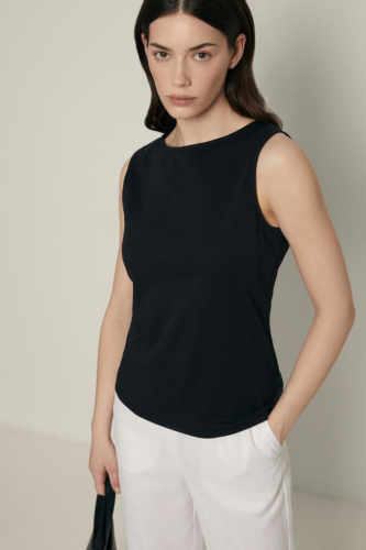 Майка из мерсеризованного хлопка