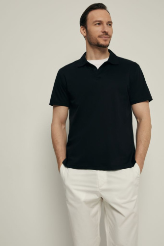 Базовое поло из мерсеризованного хлопка