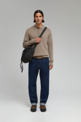 Джемпер-поло с шерстью