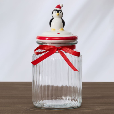Емкость для хранения Christmas jam, пингвин