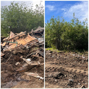 В Айхале за счет средств районного бюджета ликвидируют несанкционированные свалки /    