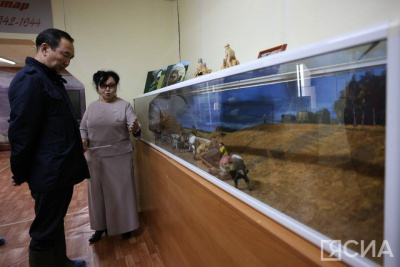 Глава Якутии посетил музей переселения в Чурапчинском районе / ЯСИА   