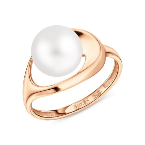 Золотое кольцо с жемчугом