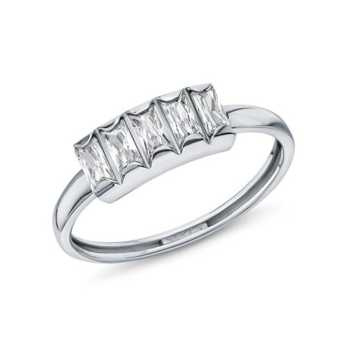 Золотое кольцо с фианитами