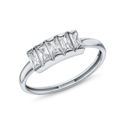 Золотое кольцо с фианитами