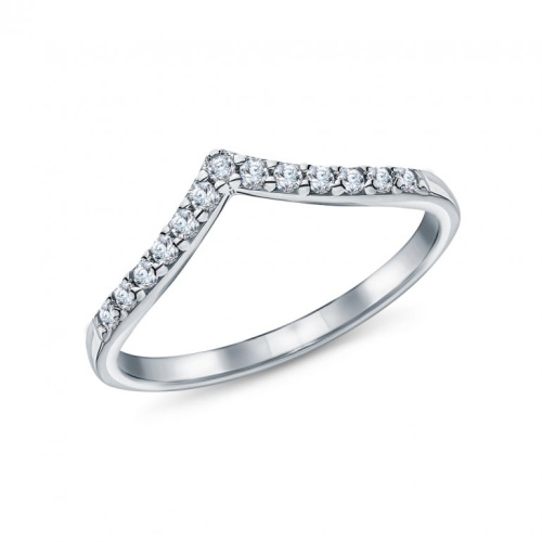 Серебряное кольцо с фианитами