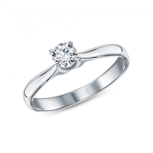 Золотое кольцо с бриллиантами природными