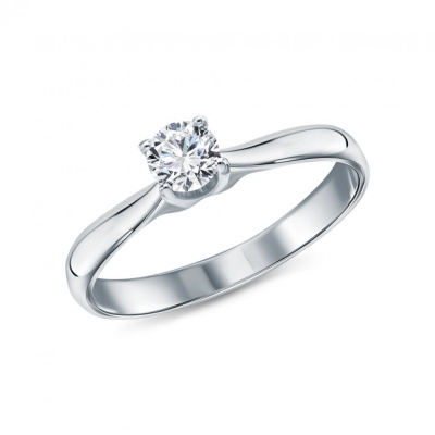 Золотое кольцо с бриллиантами природными