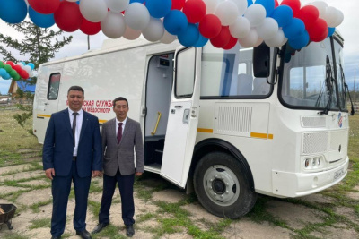 В Чурапчинском районе заработал передвижной медицинский комплекс на базе автобуса ПАЗ / Нарыйа Пахомова   