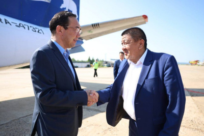 Глава Якутии работает в Ленском районе / ЯСИА   