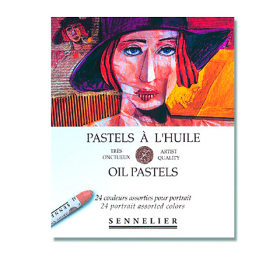Набор масляной пастели Sennelier "A L HUILE" 24 цв, портрет