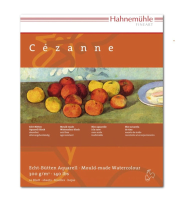 Альбом-склейка для акварели Hahnemuhle "Cezanne" 24х32 см 10 л 300 г хлопок 100% крупное зерно
