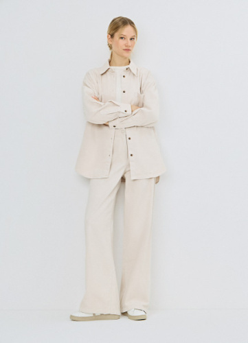 Вельветовые брюки, Бежевый