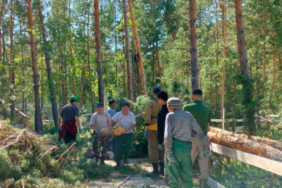 В зоопарке «Орто Дойду» в Якутии ведутся восстановительные работы после разбушевавшейся стихии / Мария Архипова  Хангаласский Республика Саха (Якутия)