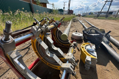 В Гагаринском округе Якутска заменили аварийный участок газопровода 1996 года / ЯСИА Якутск Якутск Республика Саха (Якутия)