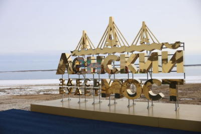 На левом берегу начнется строительство одной из опор Ленского моста / Саина Титова   