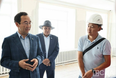 Дополнительные силы поручил привлечь глава Якутии для завершения капремонта школы в Верхневилюйске / ЯСИА   