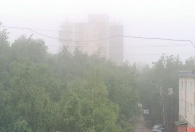 В районе ждем дождь и ветер /    