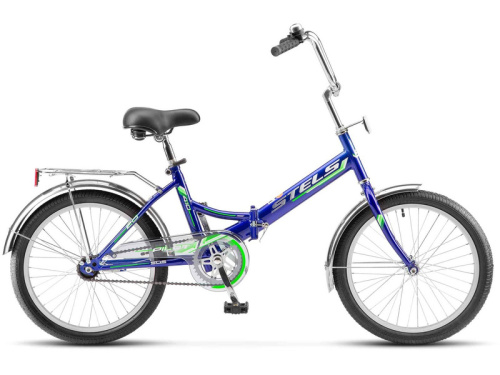 Складной велосипед Stels Pilot 410 C 20 Z010, год 2025, цвет Синий, ростовка 13