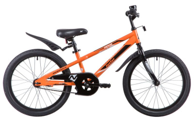 Детский велосипед Novatrack Juster 20, год 2023, цвет Оранжевый