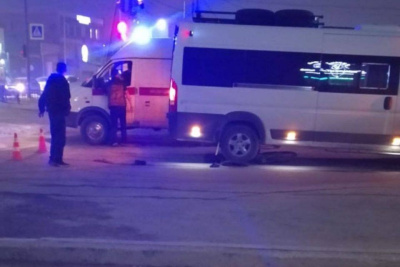 В Якутске девятилетнего мальчика госпитализировали в реанимацию после наезда микроавтобуса UPD / Саина Титова Якутск Якутск Республика Саха (Якутия)