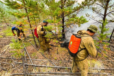В Якутии за сутки потушили почти половину действующих лесных пожаров / Мария Архипова   Республика Саха (Якутия)