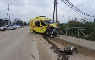 В Якутске произошло ДТП с автомобилем скорой помощи / Саина Титова Якутск Якутск Республика Саха (Якутия)