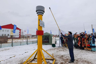В селе Сымах Мегино-Кангаласского улуса запустили газ / ЯСИА   