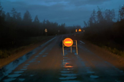 Автодорогу «Харбалах» в Таттинском районе подтопило из-за проливных дождей / ЯСИА  Таттинский Республика Саха (Якутия)