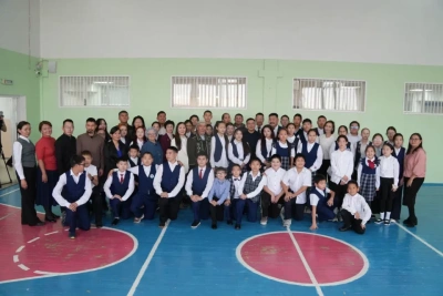 Спортивному залу республиканской школы-интерната для неслышащих присвоено имя Бориса Фёдорова / ЯСИА   