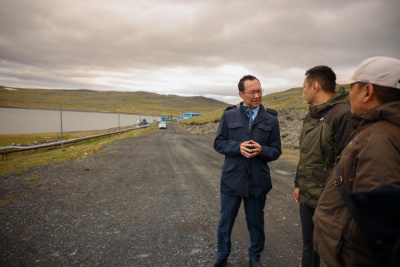 Айсен Николаев поставил задачи по решению проблем озера Мелкое в Булунском районе Якутии / ЯСИА  Булунский Республика Саха (Якутия)