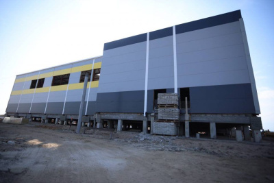 Строительная готовность спортивного комплекса в селе Хатассы составила 84% / ЯСИА   