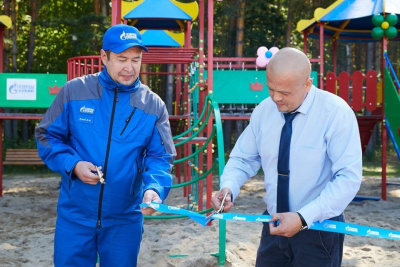 При поддержке «Газпром добыча Ноябрьск» в якутском поселке Пеледуй открыта детская площадка / ЯСИА   