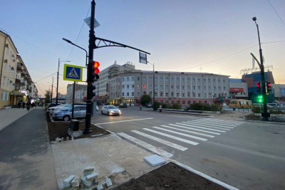 В Якутске для движения транспорта открыт ещё один участок проспекта Ленина / ЯСИА Якутск Якутск Республика Саха (Якутия)